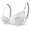 White, variant on loopsun Womens Plus Size Bra,Women's Bra Underwear Gathered Underwired Gathered Lace Bra