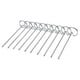 thumbnail image 3 of 10x brochetas para freidora de aire, brochetas reutilizables para pollo, superficie lisa, brochetas duraderas para barbacoa, palos para brochetas DYNWAVEMX Brochetas De Kebab, 3 of 8