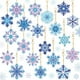 thumbnail image 1 of Llaveros Tondiamo con forma de copo de nieve con forma de diamante con forma de copo de nieve, 20 unidades, 1 of 6