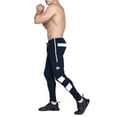 thumbnail image 5 of BROKIG Men's Stripe Gym Athletic Sweatpants Workout Jogger Pants (Small, Blue), 5 of 7