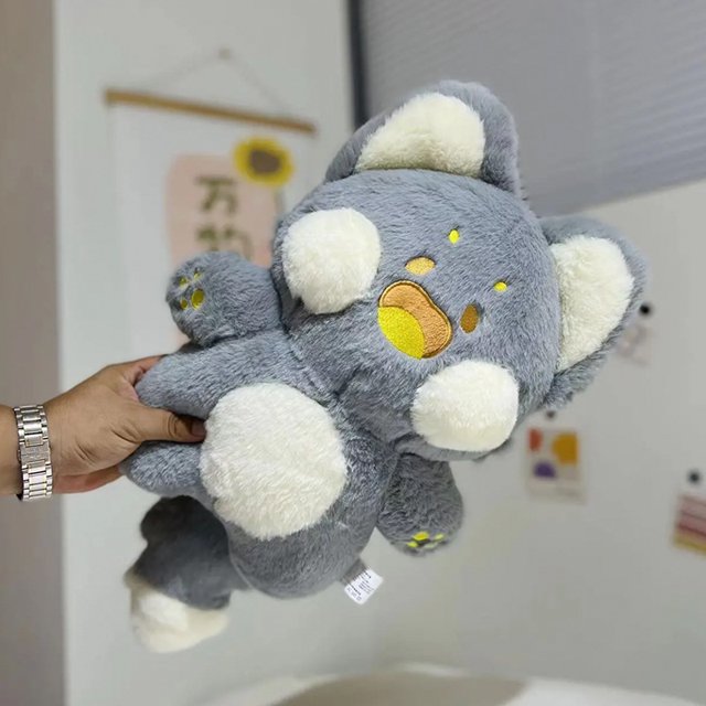 嘟嘟猫公仔抖音同款小天使特别版毛绒玩具布娃娃陪伴玩偶厂家批发Gray50cm(0.3kg) Deng Xun unisex