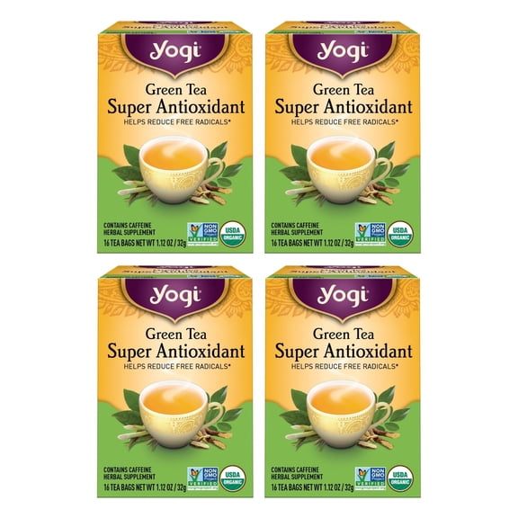 Yogi Tea, Green Tea Super Antioxidant 6 Pack, 96 Green Tea Bags