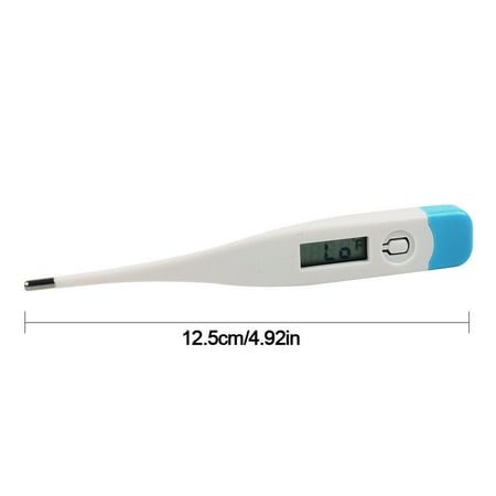 Cocobaby 10pcs Digital LCD Oral Thermometer for Adults Kids Babies Fever Testing Oral Armpit or Rectal Temperature Reading