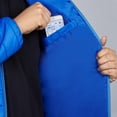 thumbnail image 3 of Chamarra de nylon con bolsillos interiores - Norfolk azul L, 3 of 6