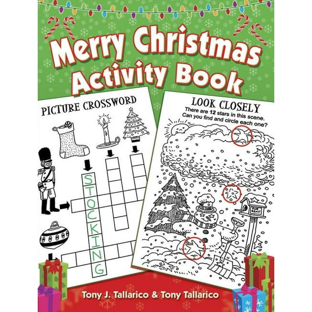 Få christmas activity book for kids af linpocray publications som paperback bog på engelsk Merry Christmas Activity Book (Paperback) - Walmart.com - Walmart.com