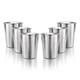 thumbnail image 1 of 6 Pack 8 Oz Stainless Steel Kids Cups, Children's Pint Cups, Stackable Durable Metal Cups, Shatterproof Drinking Glasses(kui), 1 of 5