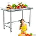 thumbnail image 5 of Stainless Steel Work Table | 24x20x31 Inches Household Stainless Steel Prep Table | Legs Adjustable Table Restaurant Appliances for Cafeterias, Clean Rooms, Hotels, 5 of 9