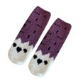 thumbnail image 2 of Babysbule Socks for Women Adult Print Lovely Puppy Plush Middle Tude Socks Home Stockings, 2 of 2