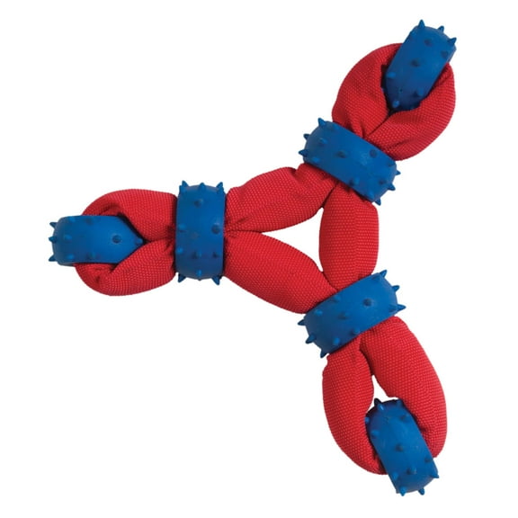 Gladiator Tough Dog Toys Triple Layer Durable Chew Tugs Choose Triangle or Ring (Triangle)