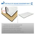 thumbnail image 2 of Unique Bargains Tapis d'Isolation Phonique Insonorisant Barrière Acoustique 50x30x1cm pour Auto, 2 of 4
