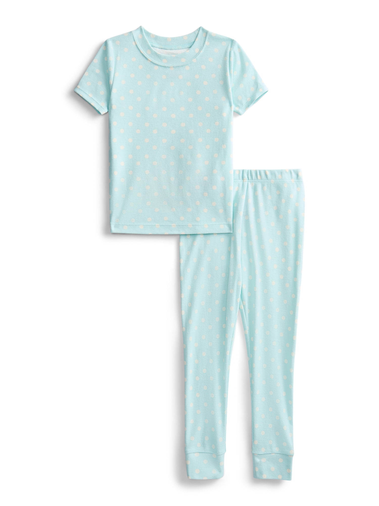 Wonder Nation Toddler Boys or Girls Cotton Snug Fit Short Sleeve Pajama Top and Pants Set, 6-Piece, Sizes 12M-5T