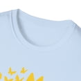 thumbnail image 4 of Butterflies Sunflowers, Gildan Unisex Softstyle T-Shirt, Graphic Tee, S-3XL, 4 of 5