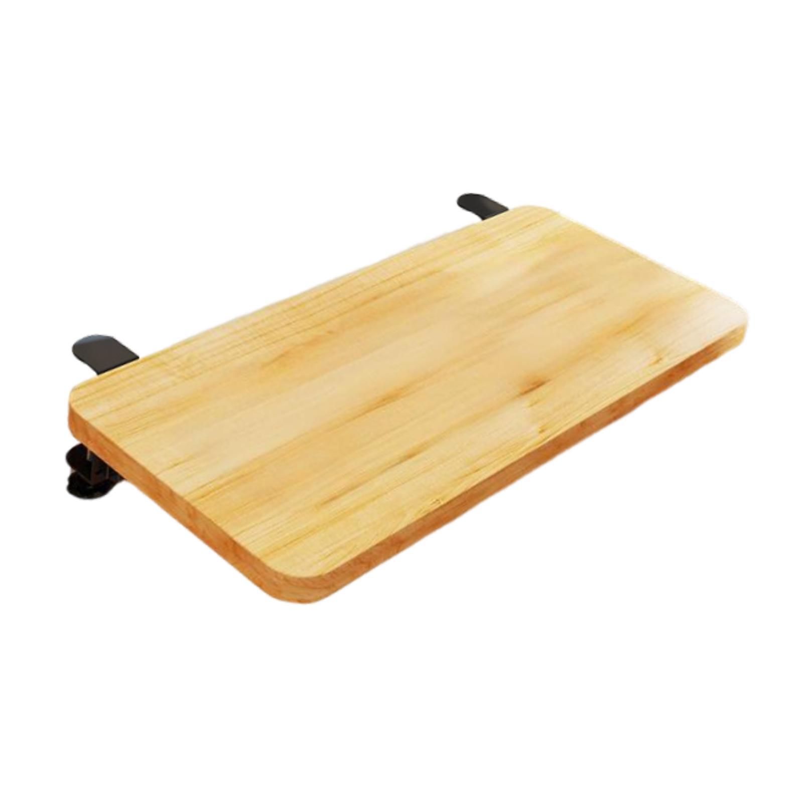 CoudarTitie Desk Extender Board Desk Extender Tray Adults Accessories Arm Rest Expansion Wood Color