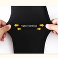 thumbnail image 3 of Mallas de mujer gruesas de felpa estirables a prueba de frío pantalones térmicos suaves cómodos ligeros accesorio de mujer interior invierno Prendas para la parte inferior del cuerpo Negro M Minnieouse AP013778-02, 3 of 6