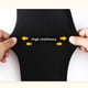 thumbnail image 5 of Minnieouse Mallas de mujer estirables de cintura alta pantalones térmicos a prueba de frío ligero a prueba de decoloración accesorio de mujer hogar Prendas para la parte inferior del cuerpo Negro L Minnieouse AP013778-03, 5 of 6