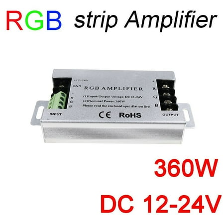 Rgb Led Strip Controller - LED4Everything(TM) 30A Amplifier Controller Repeater 12V for RGB LED Module LED Strip 5050 3528