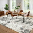 thumbnail image 5 of Garvee 8x10 Modern Abstract Area Rug Accent Carpet, Machine Washable Rug Stain-Resistant Contemporary Rug with Non-Slip Backing Low Pile Rug for Living Room Bedroom Home Decor, Gray Camel, 5 of 8