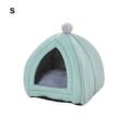 thumbnail image 4 of Casa para mascotas Greeniant Nido de descanso de invierno para interiores color Verde 20x20x23cm, 4 of 6