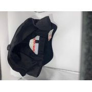 Snap-on Tools Heavyweight Brushed Cotton 6 Panel Structured Hook and Loop Closure Racing Cap, Black