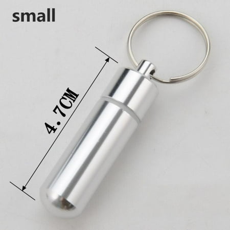 

Aluminum Alloy Cotton Swab Waterproof Seal Metal Jar Creative Portable Carry Toothpick Box