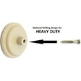 thumbnail image 2 of 1" No Drilling Shower Closet Window Tension Rod, Heavy Duty, 24"-42", French White, 2 of 5