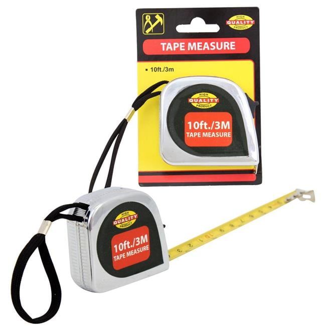 DDI 2333301 10 ft. Tape Measure Silver, Case of 36