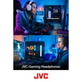 thumbnail image 2 of JVC Ultralight Gaming Headset for Superior Comfort, 40mm Driver Unit, Detachable Microphone and Cable, Clear Microphone Performance, 199g Ligthweight Design - GG01B (Black), 2 of 6