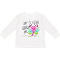 thumbnail image 3 of Inktastic My Auntie Loves Me- Cute Dragonfly Boys or Girls Long Sleeve Toddler T-Shirt, 3 of 5