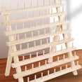 thumbnail image 5 of Soporte de hilo de madera plegable 30/80/120, herramientas de costura bordadas para coser, 80 ejes Feliz Sencillez, 5 of 5
