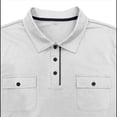 thumbnail image 4 of Camisetas de Corta para Hombre, Informales, Absorbentes de Humedad, de Golf, Ajustadas, Básicas, con Bolsillo. M, 4 of 7