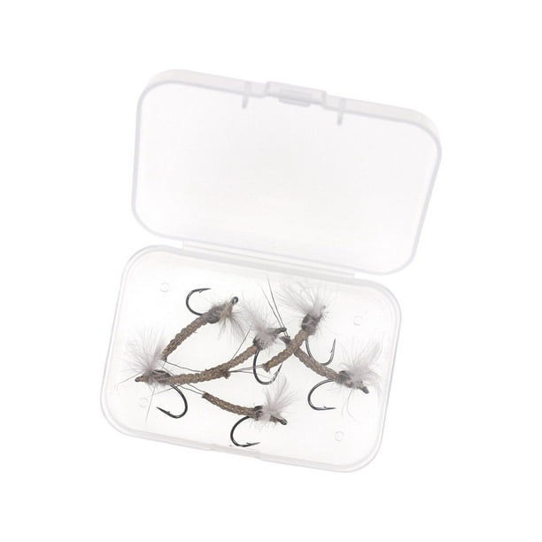 koolsoo 6 Pieces Trout Fishing Dry Fly Durable Easy To Use Trollingbaits  Tools Lures Set 15mm 