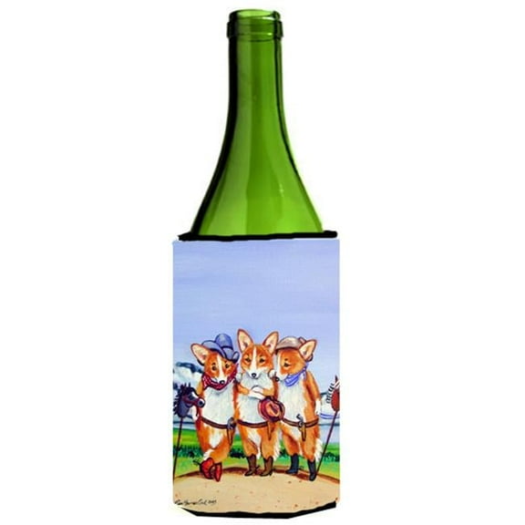 Cowboy Corgi Wine bottle sleeve Hugger - 24 Oz.