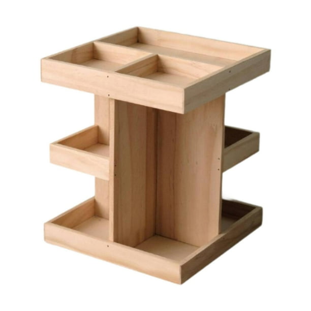 Organizador de maquillaje giratorio de 360 grados, soporte para cosméticos, estante decorativo, organizador de perfumes y artículos de tocador para