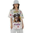 thumbnail image 4 of Back to School Cute Bernese Mountain Dog Hawaiian Shirt Breathable Summer Unisex Merch Berner Lover Gifts - 13010, 4 of 6