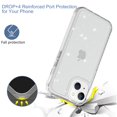 thumbnail image 2 of ELEHOLD Case for iPhone 14 Plus, Glitter Shockproof Case Slim Transparent TPU Bumper Cover,A, 2 of 6