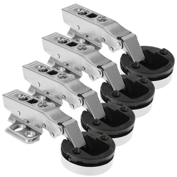 TUIBELYN 4pcs Soft Close Glass Door Cabinet Hinges