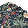 thumbnail image 3 of Yayeee Shower Curtain with Hooks 72"x72" Waterproof Fabric Bathroom Hanging Decor, Floral Raspberry Pattern, 3 of 5