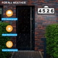 thumbnail image 3 of Auzev Solar Address Plaques for Outside, Solar Powered Address Sign,  Waterproof  House Numbers 3200K Warm LED & 6500k White LED Illuminated  with 2 Lighting Modes for House/Home, 3 of 7