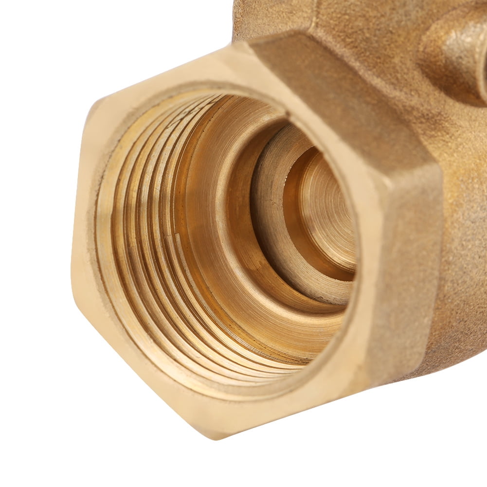 3/4" Brass Check Valve - DN20, 232 PSI, One-Way Non-Return For Water Lines