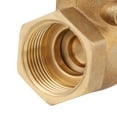 thumbnail image 3 of Cergrey 1pc DN20 Female Thread Brass Non-return Swing Check Valve 232PSI Prevent Water Backflow, Swing Check Valve, DN20 Check Valve, 3 of 8