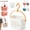 (White), variant on Hanging Shower Caddy, Portable Shower Basket Organizer with Hook, Plastic Hanging Shower Caddy Portable Storage Tote Box Bin, Shower Caddy Portable Basket for Bathroom Dorm Gym Travel (Pink)