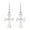 White, variant on AeraVida Faithful Elegance Cross White Seashell Inlay Sterling Silver Dangle Earrings