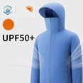 thumbnail image 3 of KIHOUT Unisex Summer Cooling Fan Jacket UPF 50+ UV Protection Long Sleeve Hooded Outdoor Work Wear, 3 of 4