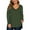 Green, variant on Fancyglim Women Plus Size Tee Shirts Long Sleeve Top High Low Tunic(Black 1X)