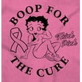 thumbnail image 2 of Breast Cancer Betty Boop For The Cure Women Plus Size Graphic Tee Tees Brisco Brands 3X, 2 of 5
