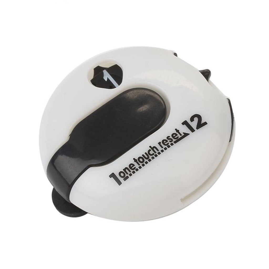 Round Golf Hat Clip Scoring Device Mini Golf Score Stroke Counter ...