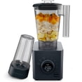thumbnail image 1 of Chefman Obliterator 48oz Countertop Blender w/ 20oz Travel Jar and Tamper/Scraper Tool – Midnight, 1 of 11