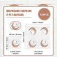 thumbnail image 6 of 120PCS RAMADAN Napkin Dinner Table Napkins Paper Disposable Safe Fragrant Free Soft Mouth Wiping Tissue, 6 of 6