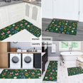 thumbnail image 5 of Pioneer Flower Floral Print Pattern Kitchen Rugs Sets Of 2, Anti Fatigue Non Slip Washable Floor Mats for Kitchen Sink Laundry, 17X30 Inch + 17X47 Inch, 5 of 6