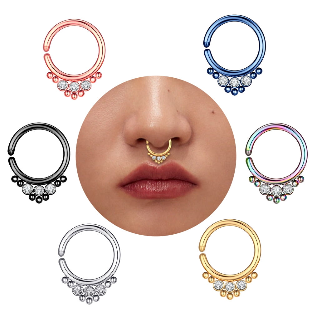 Nose piercing length clearance
